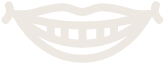 Brown animated smile representing cosmetic dentistry